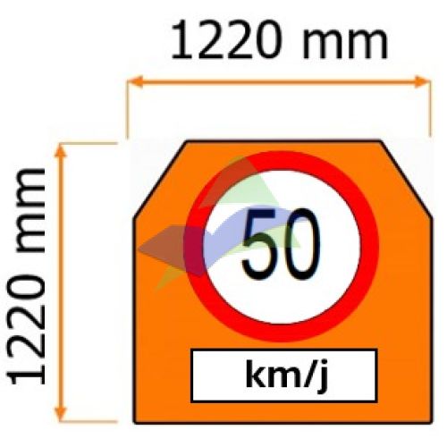 Speed Limit Sign - 50km/j