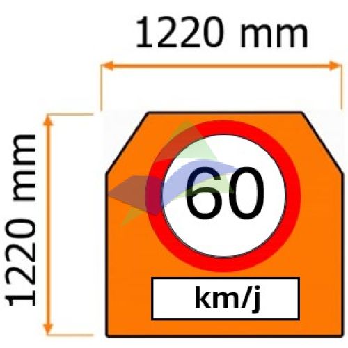 Speed Limit Sign - 60km/j