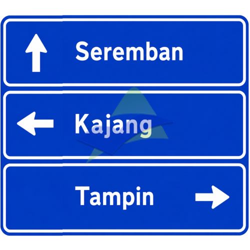 Approach To Junction of Roads Leading To Main Centre