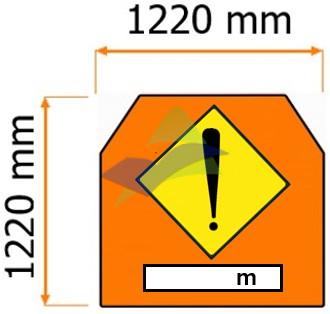 Danger Sign — Signage (Highway Standard) supplied by Muhibah, Malaysia