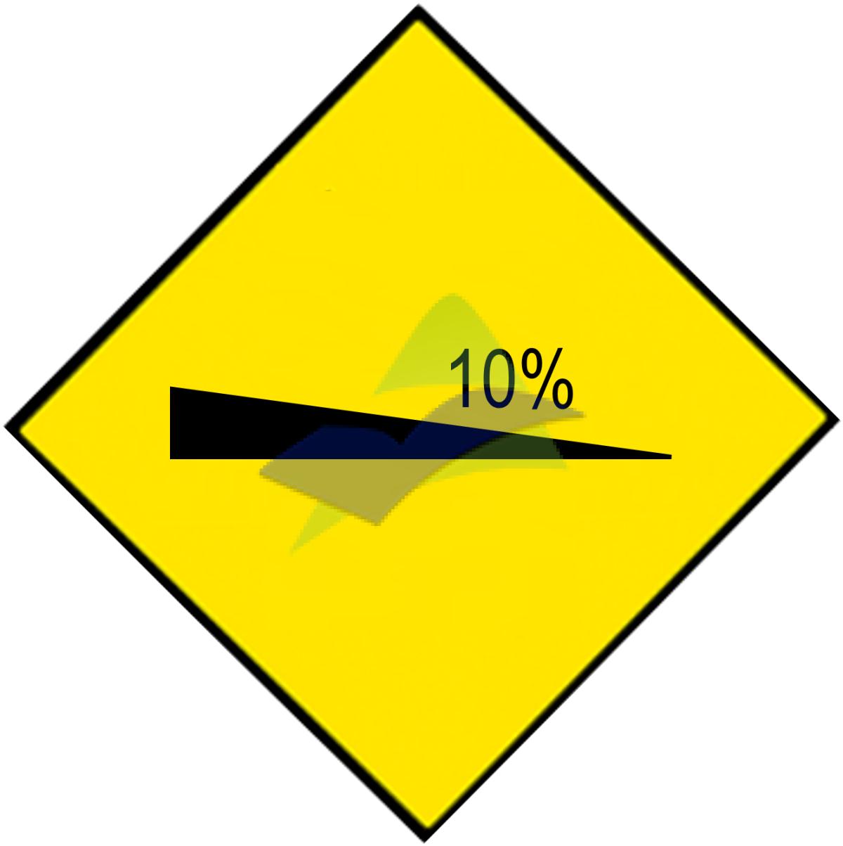 Dangerous Descent — Signage (JKR Standard) supplied by Muhibah, Malaysia