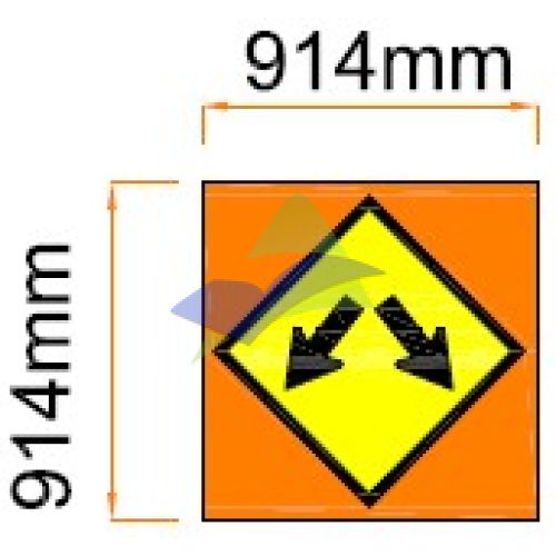 Double Arrow — Signage (Ream Standard) supplied by Muhibah, Malaysia