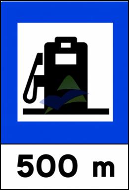 Filling Station — Signage (JKR Standard) supplied by Muhibah, Malaysia