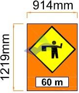 Flagman — Signage (Ream Standard) supplied by Muhibah, Malaysia
