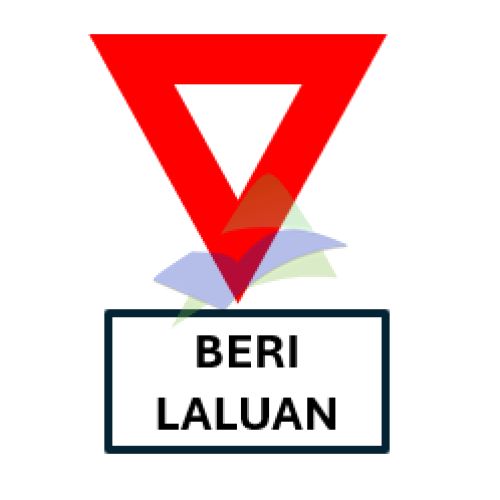 Give Way Sign Board