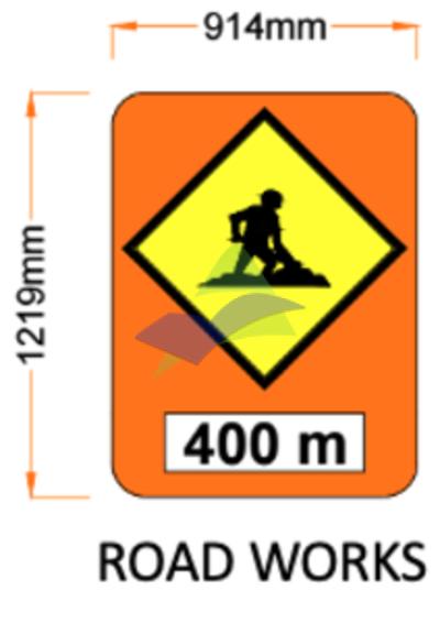 JKR Temporary Signboard — Temporary Signage — JKR supplied by Muhibah, Malaysia