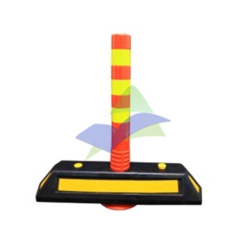 Lane Block (TPU Post + Rubber Base)