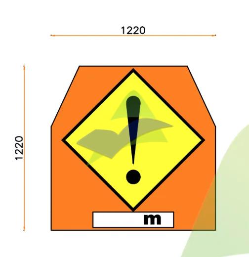 Highway / LLM Temporary Signboard — Temporary Signage — Highway / LLM supplied by Muhibah, Malaysia