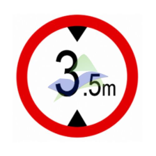 No Entry for Vehicle Exceeding Specified Height