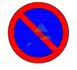 Parking Totally Prohibited — Signage (JKR Standard) supplied by Muhibah, Malaysia