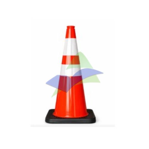 PVC Cone 5kg Rubber Base 750mm