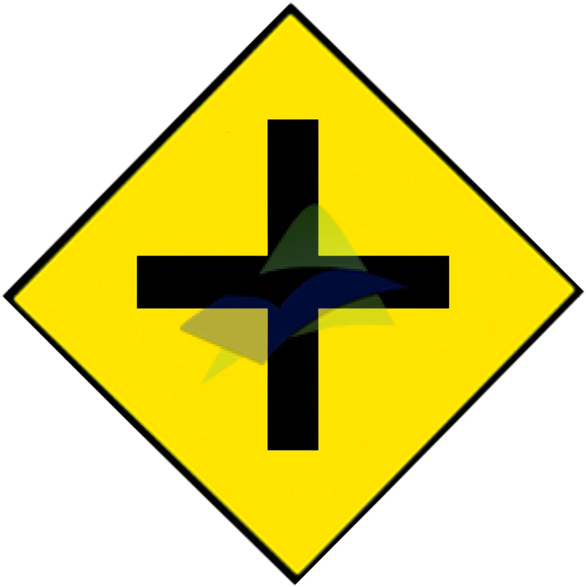 Road Intersection — Signage (JKR Standard) supplied by Muhibah, Malaysia