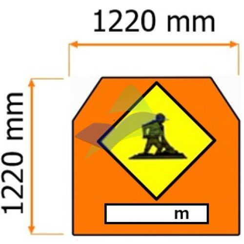 Road Works Sign