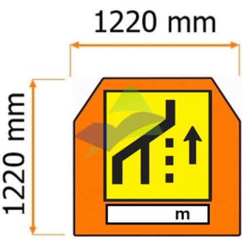 Slow & Middle Lane Closure (3 Lanes)