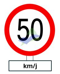 Speed Limit — Signage (JKR Standard) supplied by Muhibah, Malaysia